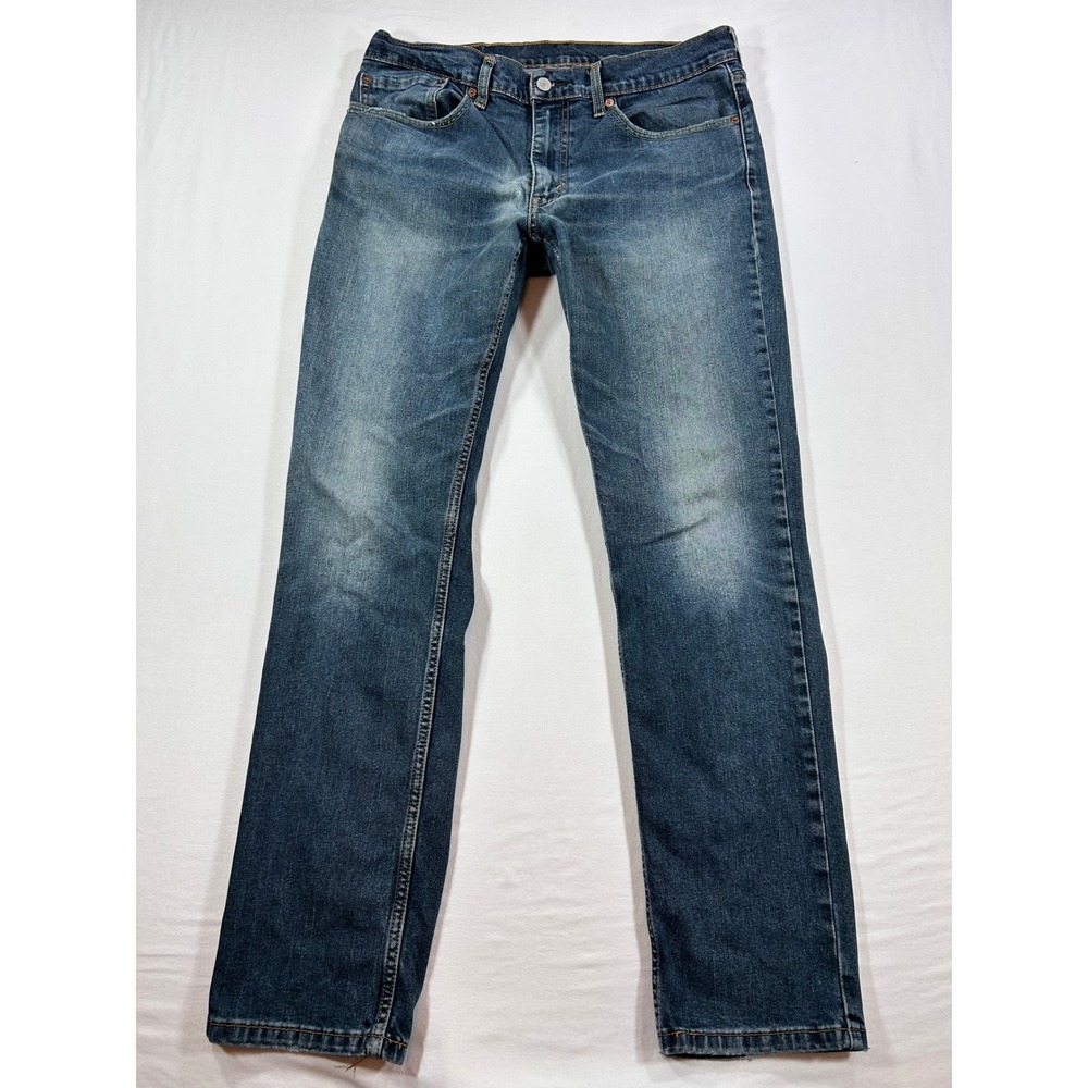 Levis 511 Slim Fit Jeans Mens 34x32 Blue Medium Wash Denim Pants W1965